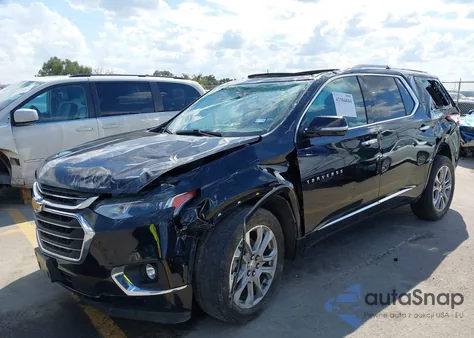2018 Chevrolet Traverse Premier from USA, damaged, VIN 1GNERKKW8JJ136856